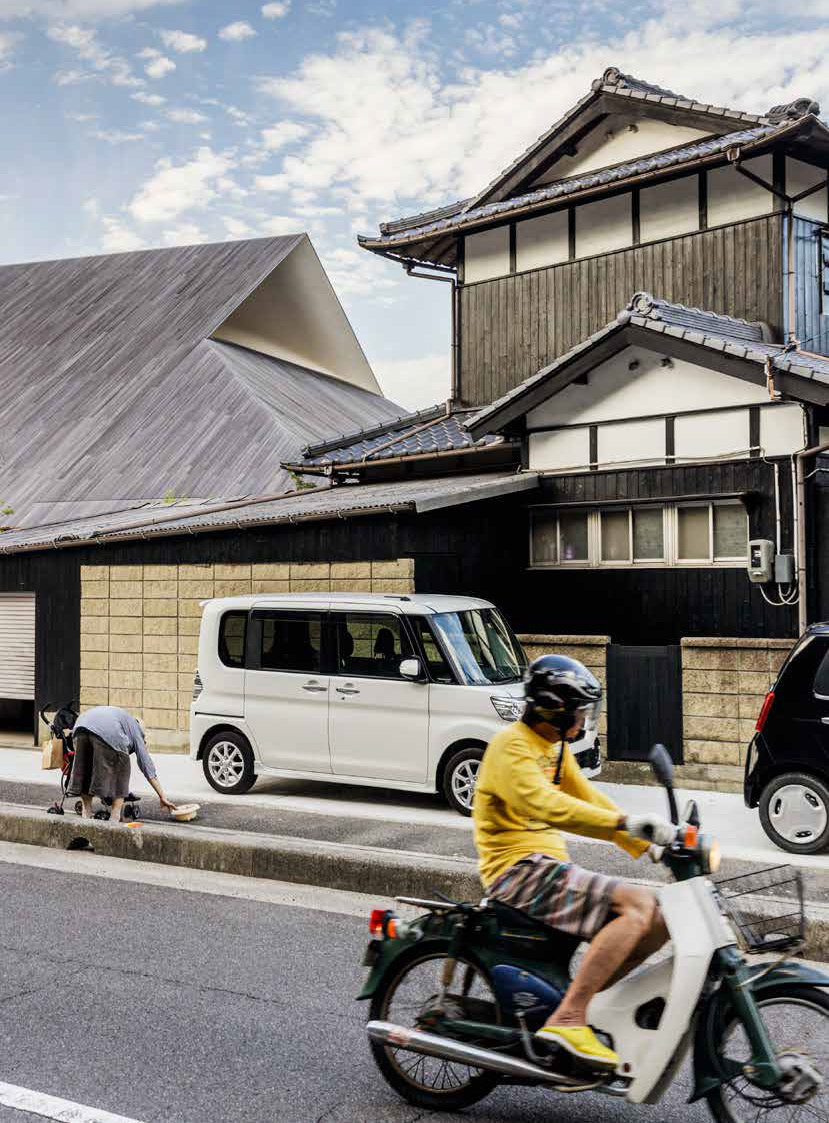 Naoshima Hall Honmura Street Context