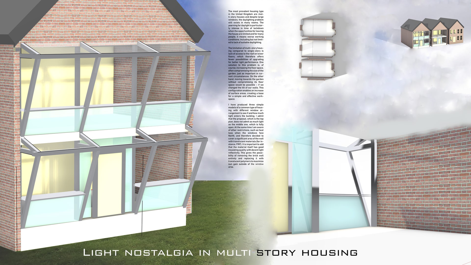 Light nostalgia in multi-story housing