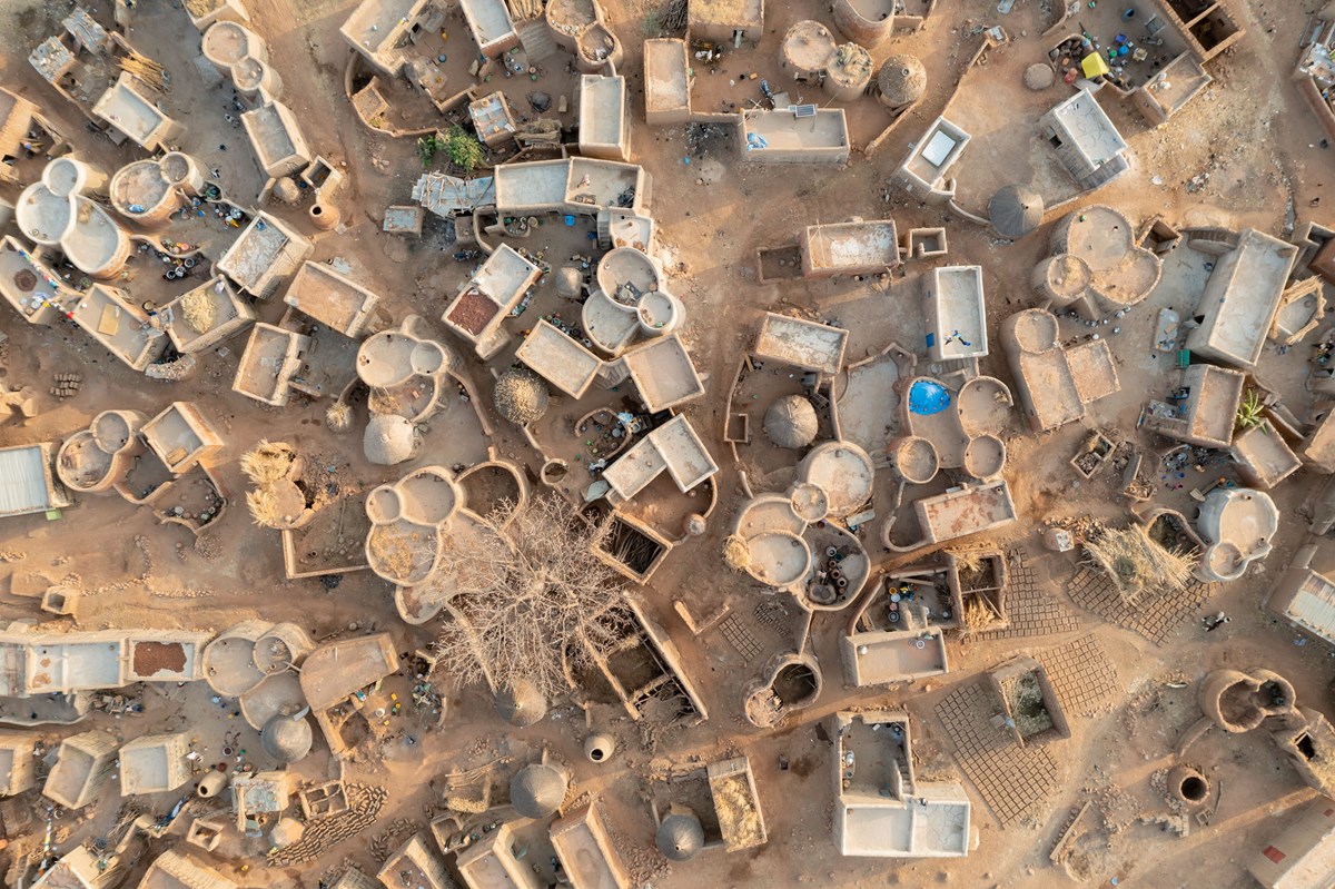 Above Tiébélé, southeastern Burkina Faso. Photo by Iwan Baan.