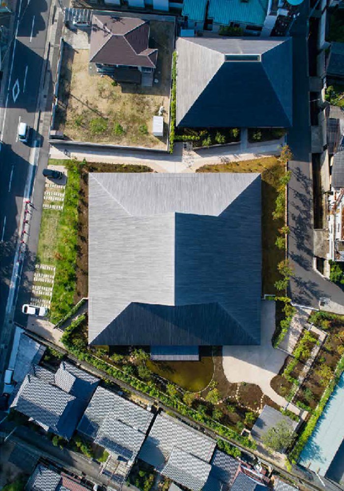 Naoshima Hall Honmura Birdseye